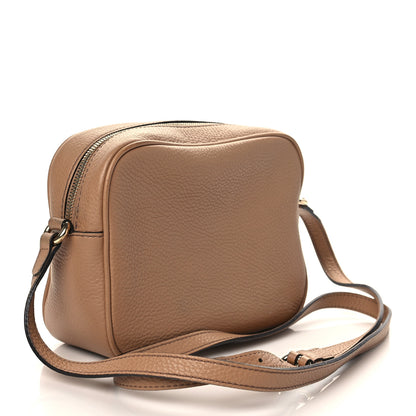 Gucci Pebbled Calfskin Small Soho Disco Bag Rose Beige 3 of 7