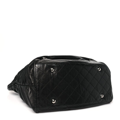 Chanel Lambskin Timeless Sharpei Chain Shoulder Bag Black 4 of 7