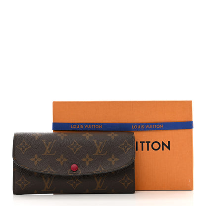 Louis Vuitton Monogram Emilie Wallet Fuchsia 8 of 8