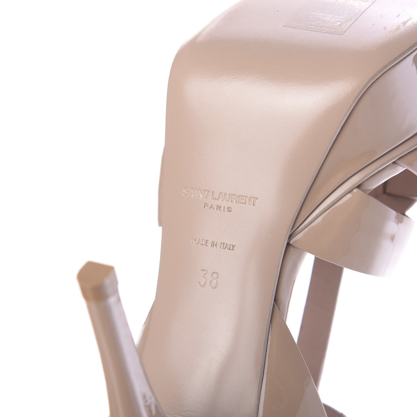 Patent Tribute 75 Platform Sandals 38 Nude