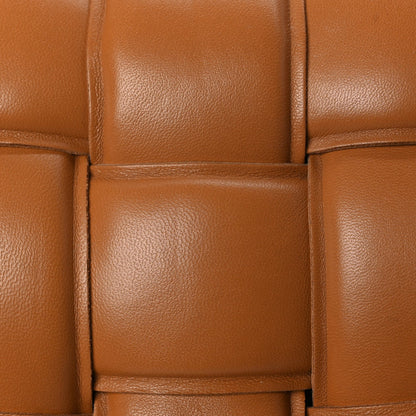 Bottega Veneta Nappa Maxi Intreccio Padded Cassette Crossbody Bag Caramel 6 of 8
