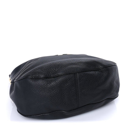 Mulberry Spongy Pebbled Calfskin Large Daria Hobo Black 3 of 7