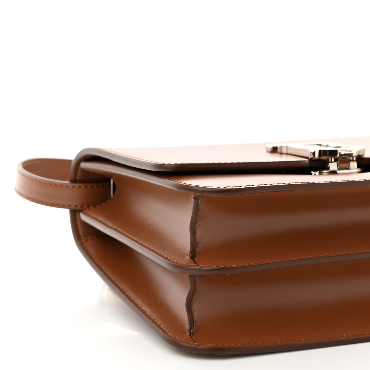 Calfskin Small TB Bag Malt Brown