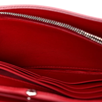 Miu Miu Nappa Matelasse Crystal Cherry Wallet On Chain Rosa 9 of 17