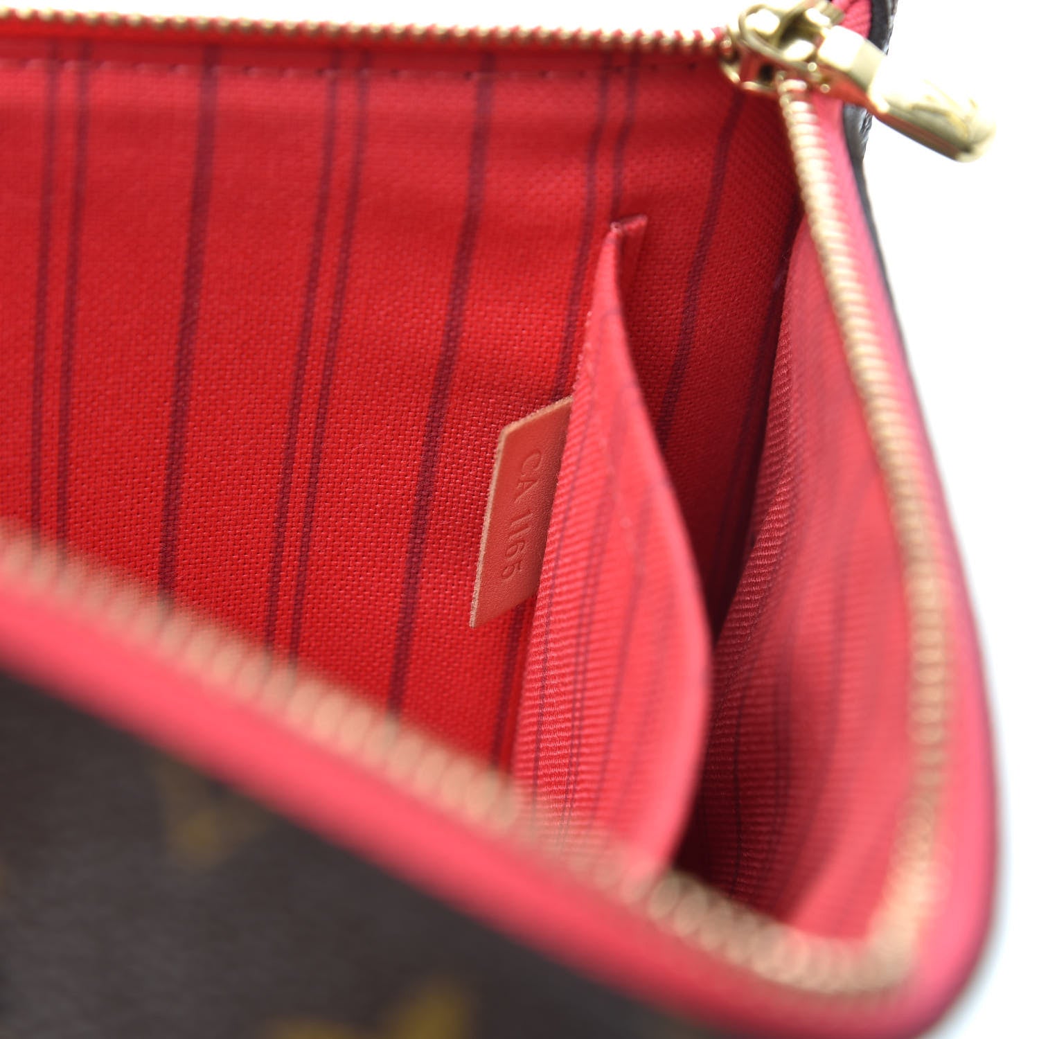 Louis Vuitton Monogram Neverfull MM GM Pochette Grenade 7 of 9