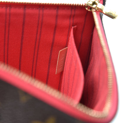 Louis Vuitton Monogram Neverfull MM GM Pochette Grenade 7 of 9