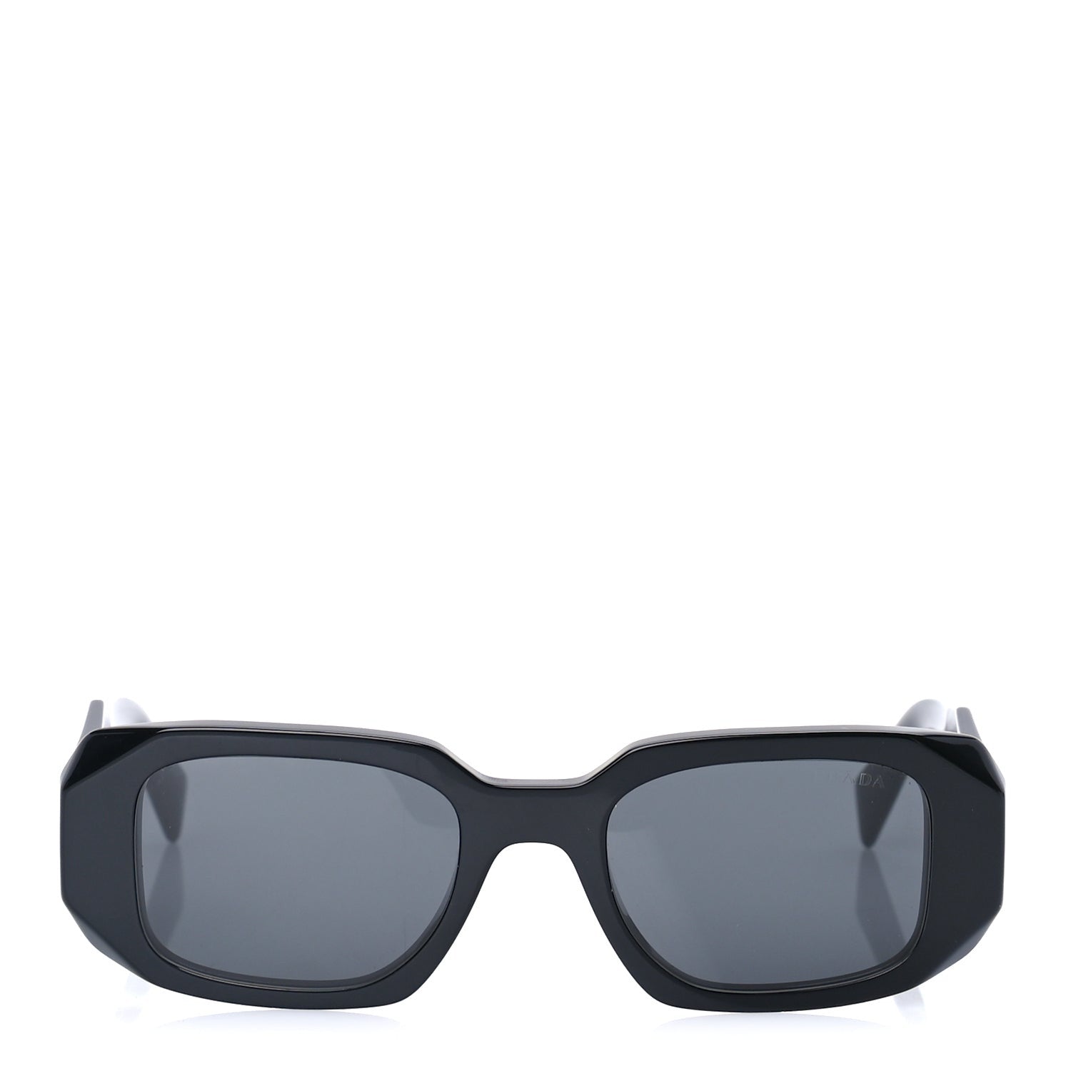 Prada Acetate Symbole Sunglasses SPR 17W  Black 2 of 7