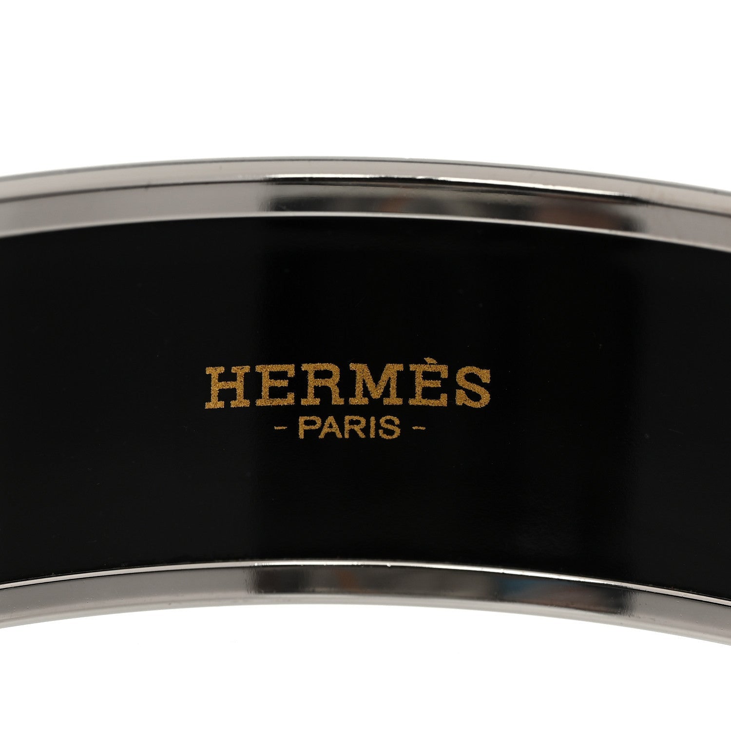 Hermes Enamel Printed Wide Balcons du Guadalquivir Bracelet 70 Silver 4 of 5