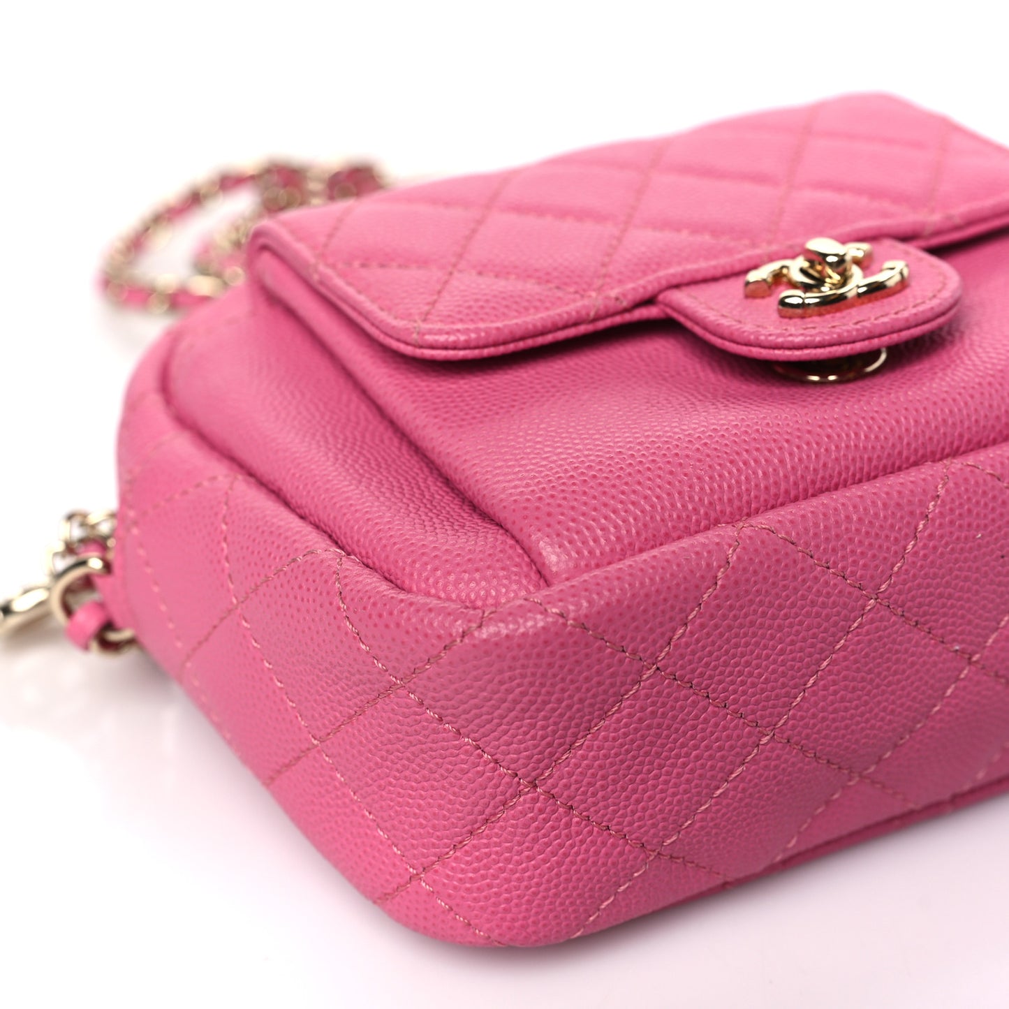 Caviar Quilted CC Day Camera Case Pink
