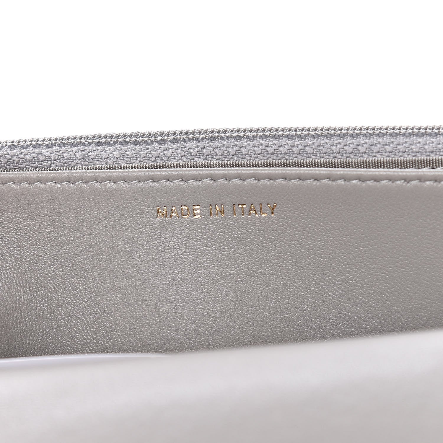 Chanel Lambskin Quilted Trendy CC Wallet On Chain WOC Grey 7 of 12