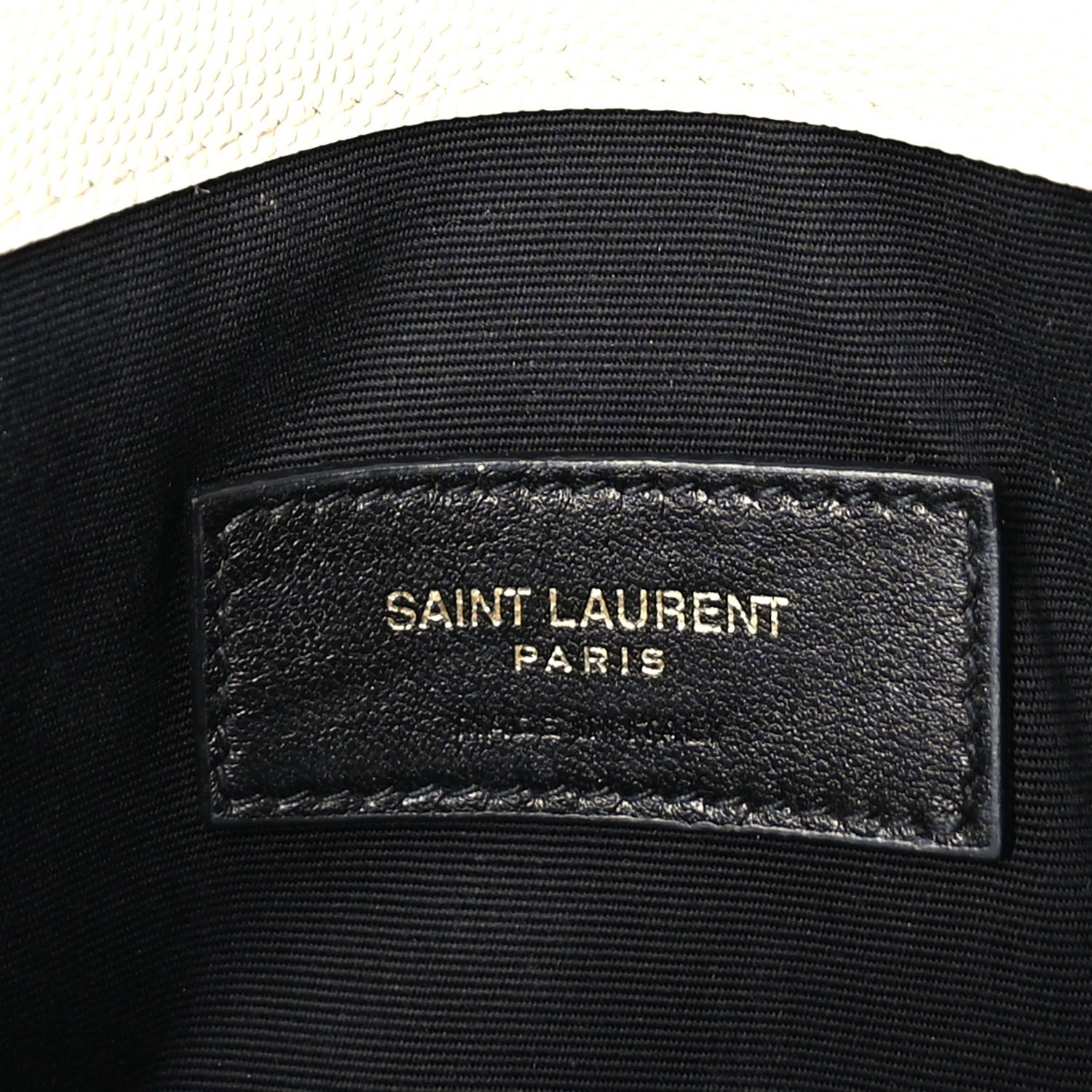 Saint Laurent Grain De Poudre Uptown Pouch  Crema Soft 7 of 7