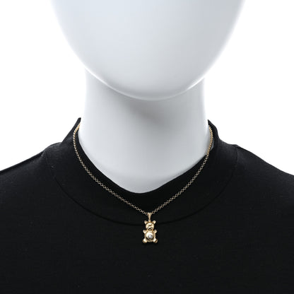 Buccellati 18K Yellow Gold Diamond Bubu Necklace 2 of 6