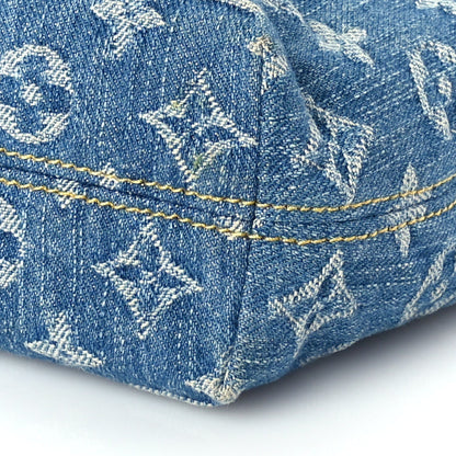 Louis Vuitton Monogram Denim Hills Pochette  Blue 8 of 9