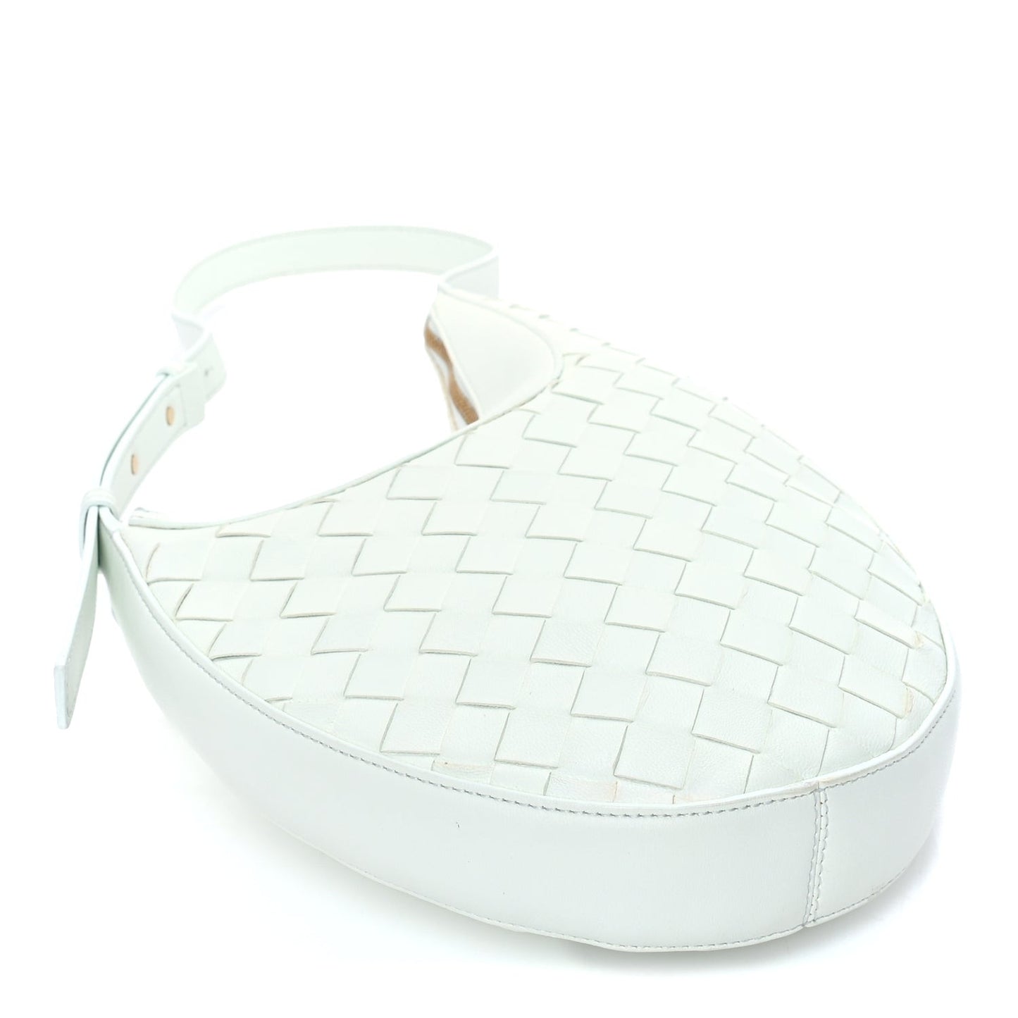Nappa Intrecciato Small Drop Shoulder Bag  Glacier