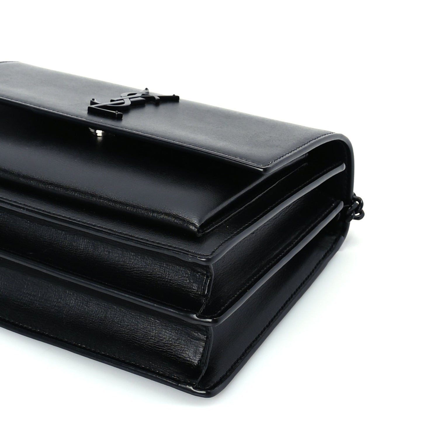 Calfskin Medium Monogram Monochrome Sunset Black