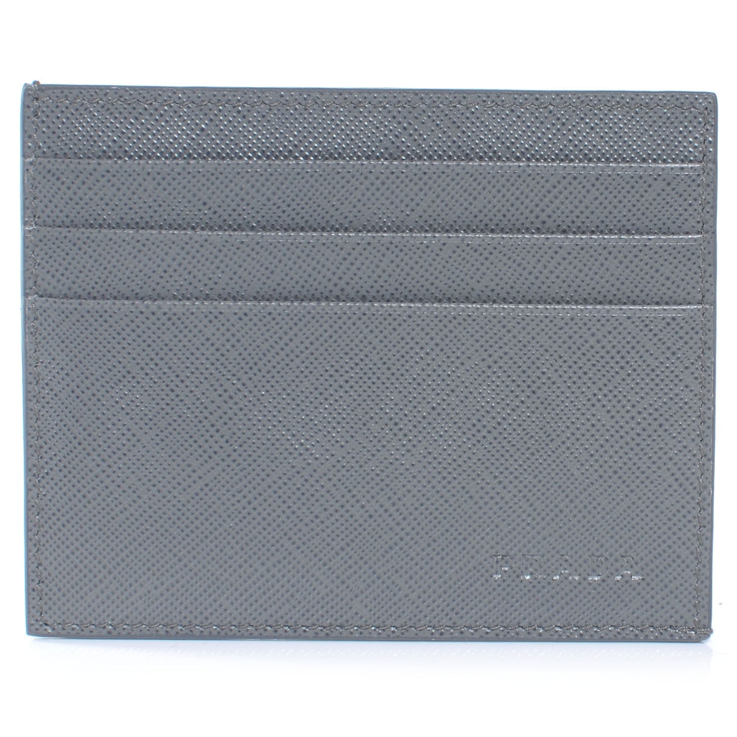 Prada Saffiano Metal Card Case Argilla 1 of 6
