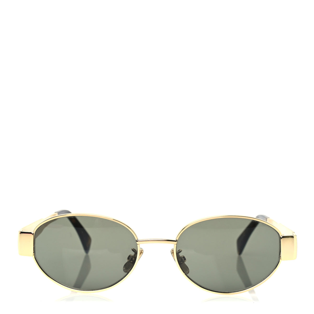 Metal Triomphe 01 Sunglasses CL40235U Gold Green