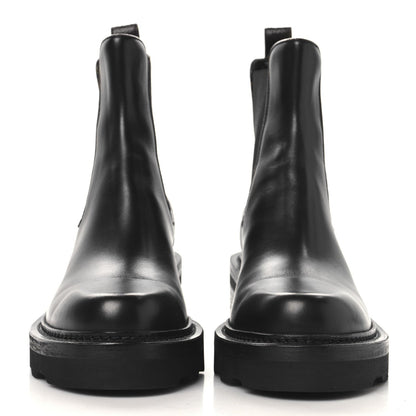 Louis Vuitton Calfskin Monogram Beaubourg Ankle Boots Black 3 of 7