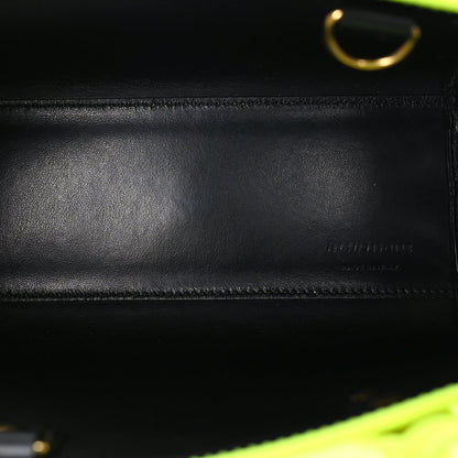 Saint Laurent Calfskin Nano Sac De Jour Neon Yellow 4 of 7