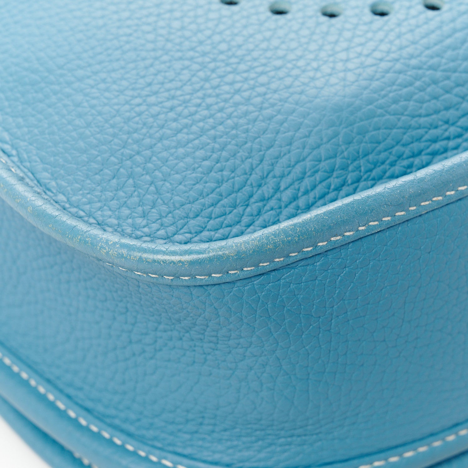 Hermes Taurillon Clemence Evelyne III PM Blue Jean 14 of 14