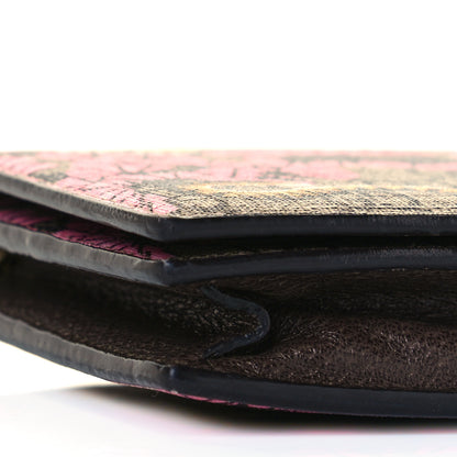 Gucci GG Supreme Monogram Bengal Chain Wallet Beige Pink 7 of 9