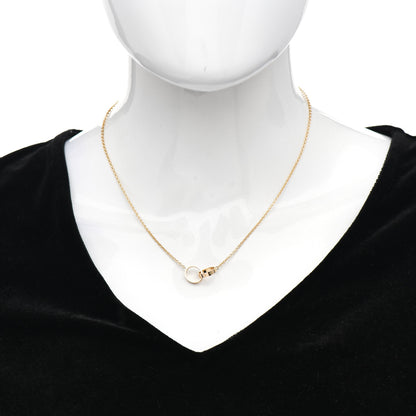 Cartier 18K Yellow Gold Interlocking LOVE Necklace 2 of 5