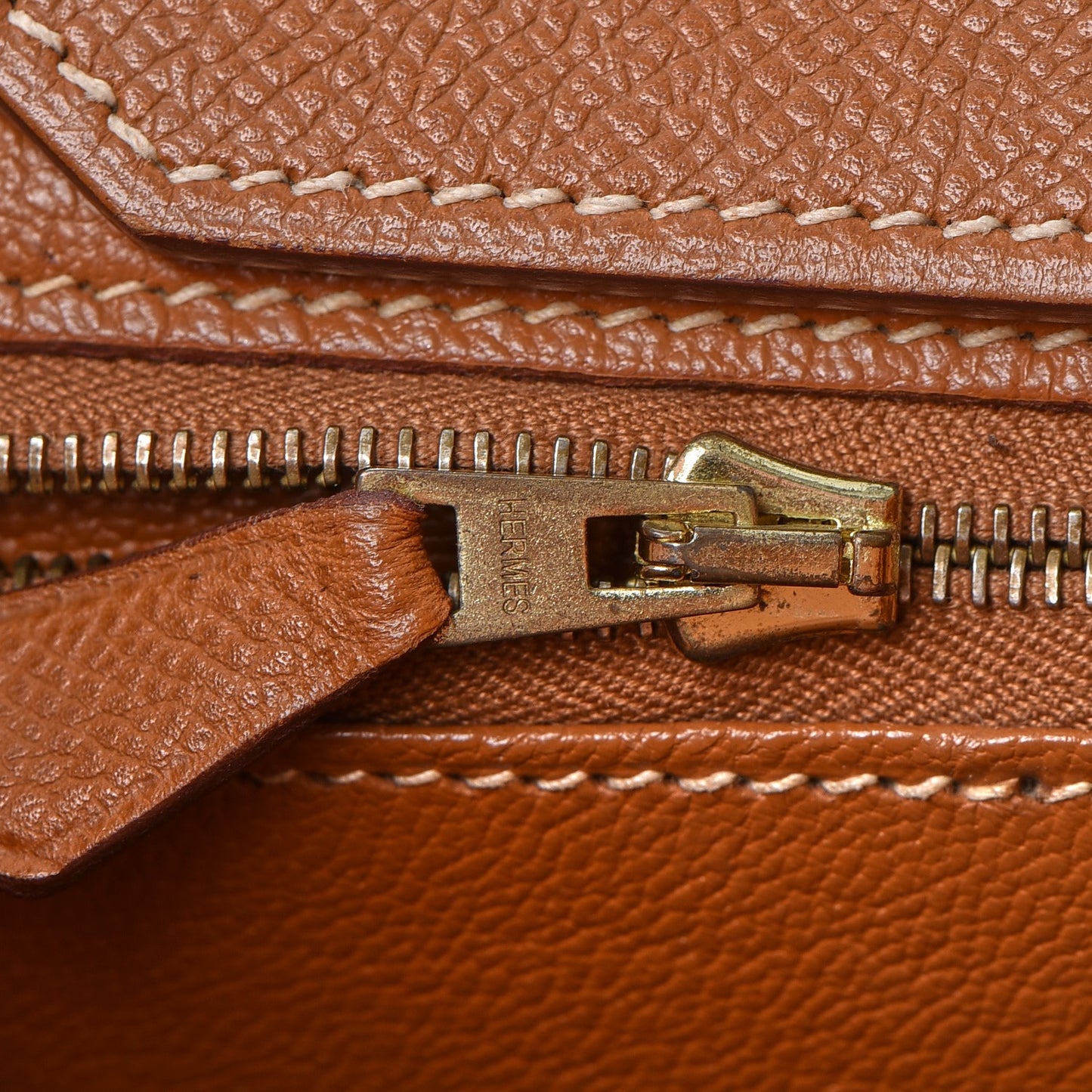 Epsom Birkin 35 Gold