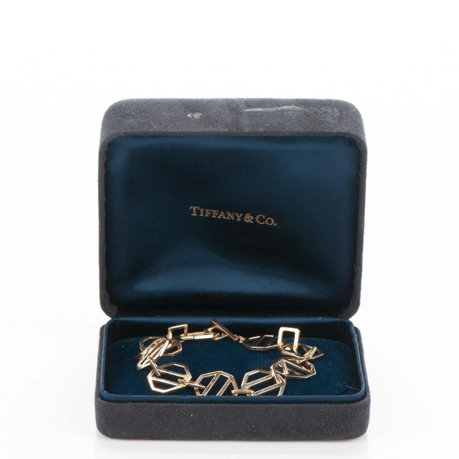 Tiffany 18K Yellow Gold Medium Zellige Link Bracelet 7 of 7
