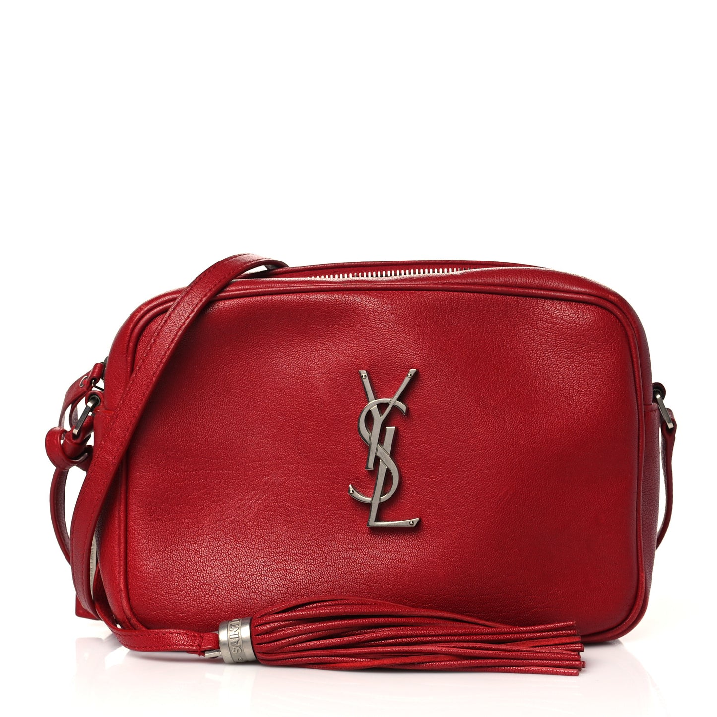 Lambskin Monogram Lou Camera Bag Eros Red