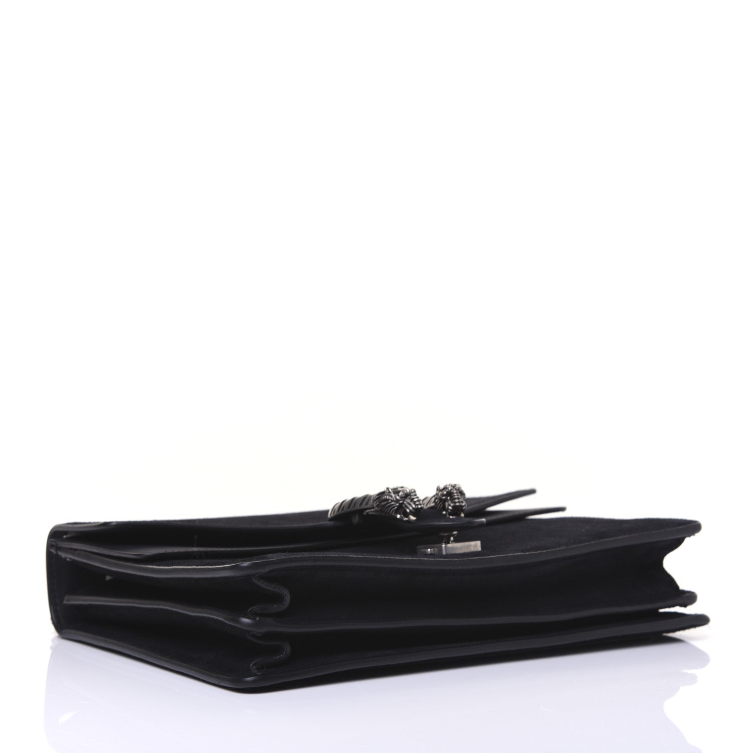 Gucci Suede Medium Dionysus Shoulder Bag Black 4 of 11