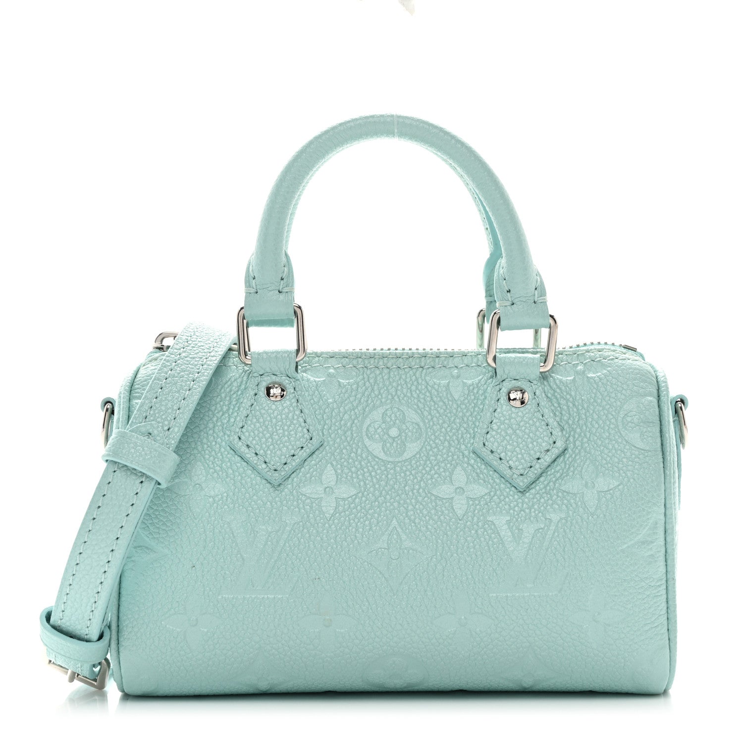 Louis Vuitton Empreinte Monogram Nano Speedy Pearly Lagoon Turquoise 1 of 9