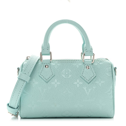 Louis Vuitton Empreinte Monogram Nano Speedy Pearly Lagoon Turquoise 1 of 9