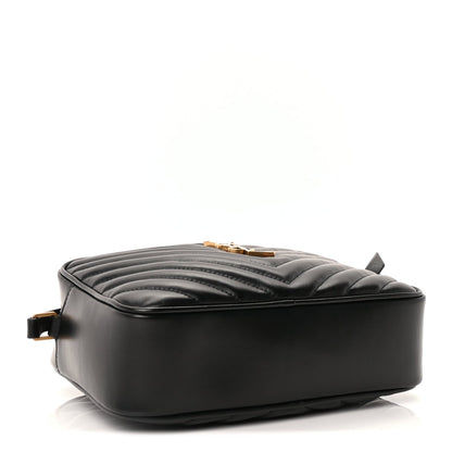 Saint Laurent Calfskin Matelasse Monogram Lou Camera Bag Black 3 of 8