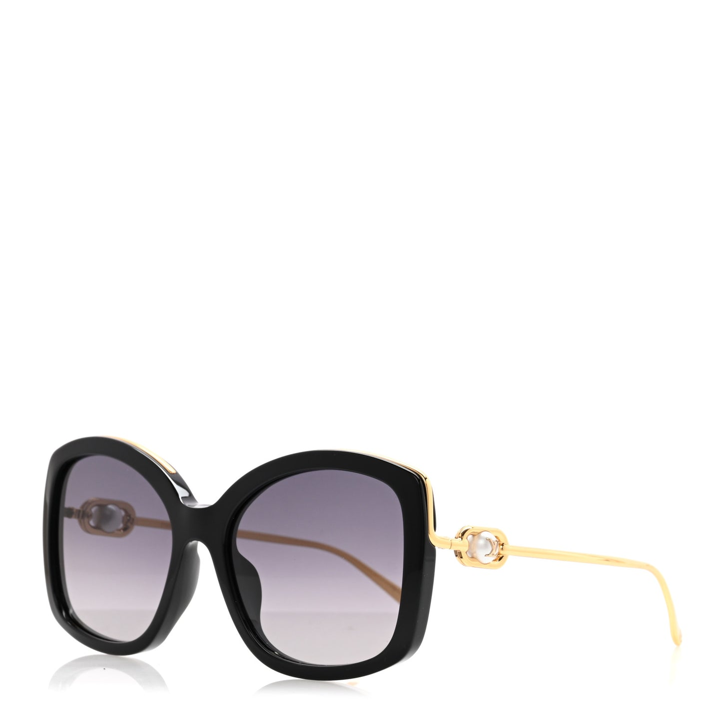 Monogram Pearl Square Z1932E Sunglasses Black