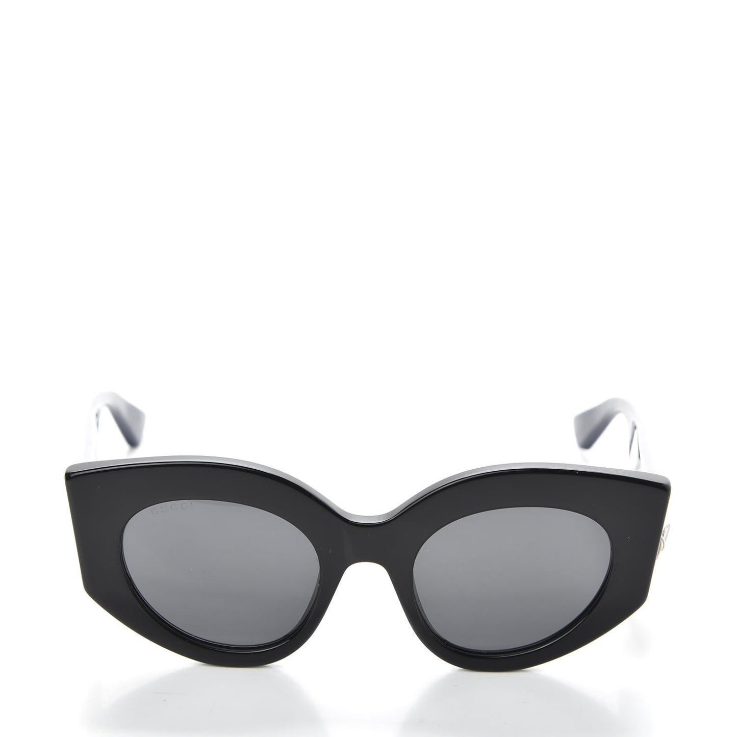 Acetate Web Oversized Frame Sunglasses GG0275 Black