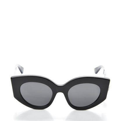 Gucci Acetate Web Oversized Frame Sunglasses GG0275 Black 2 of 8