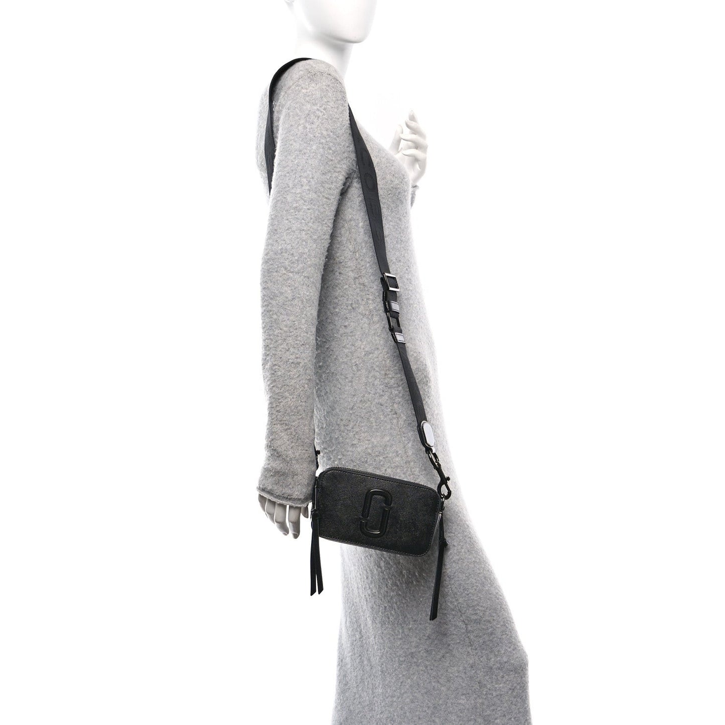Saffiano Snapshot Camera Bag Black