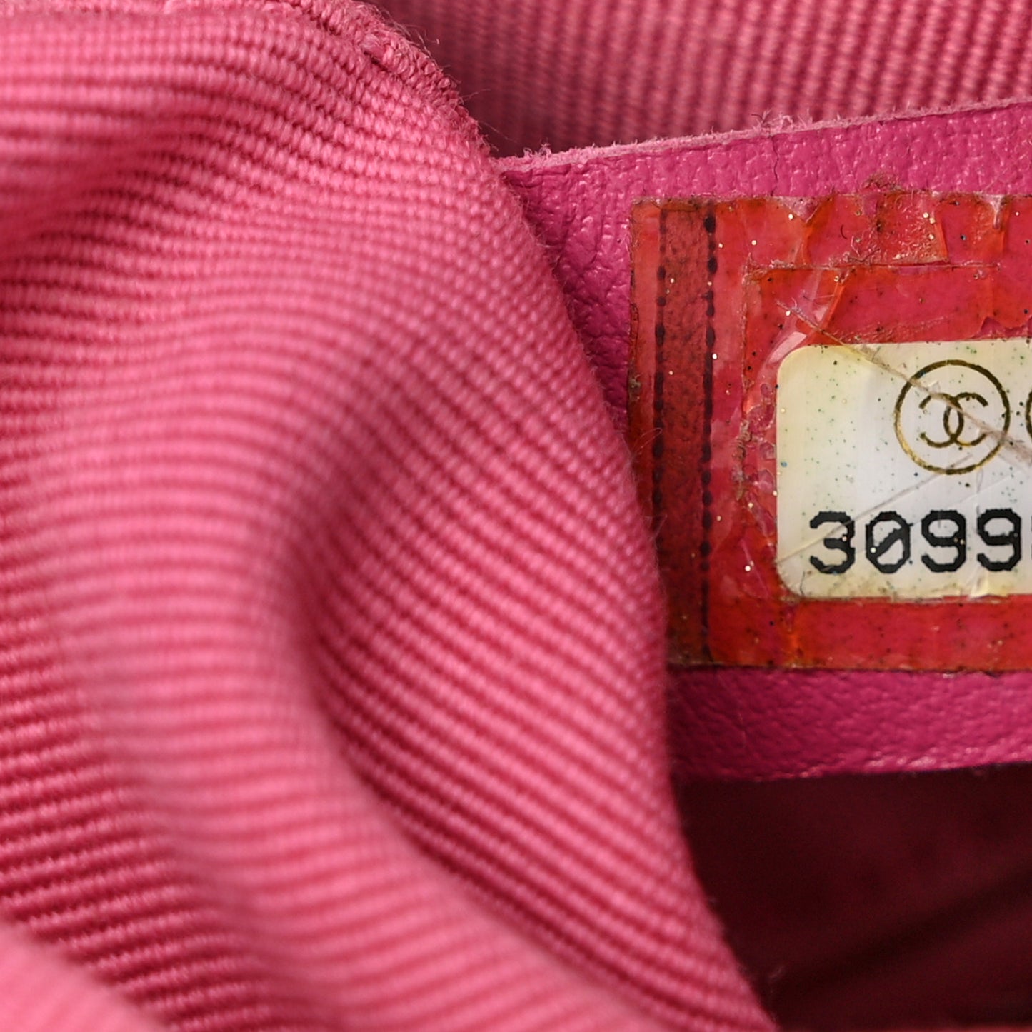 Lambskin Resin Quilted Small Pearl Samba Bucket Bag Black