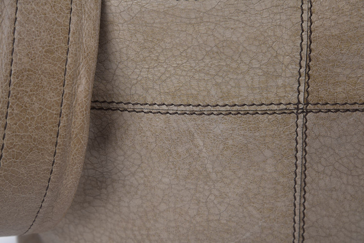 Crackled Calfskin Medium Nightingale Beige