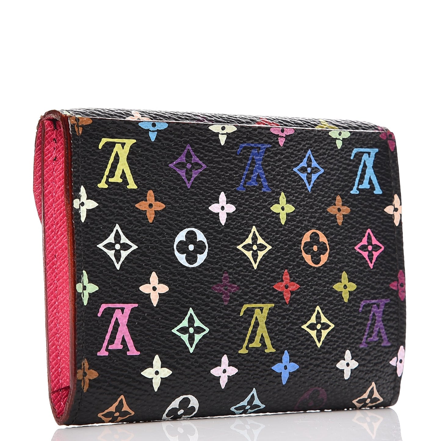 Monogram Multicolor Business Card Holder Black Grenade