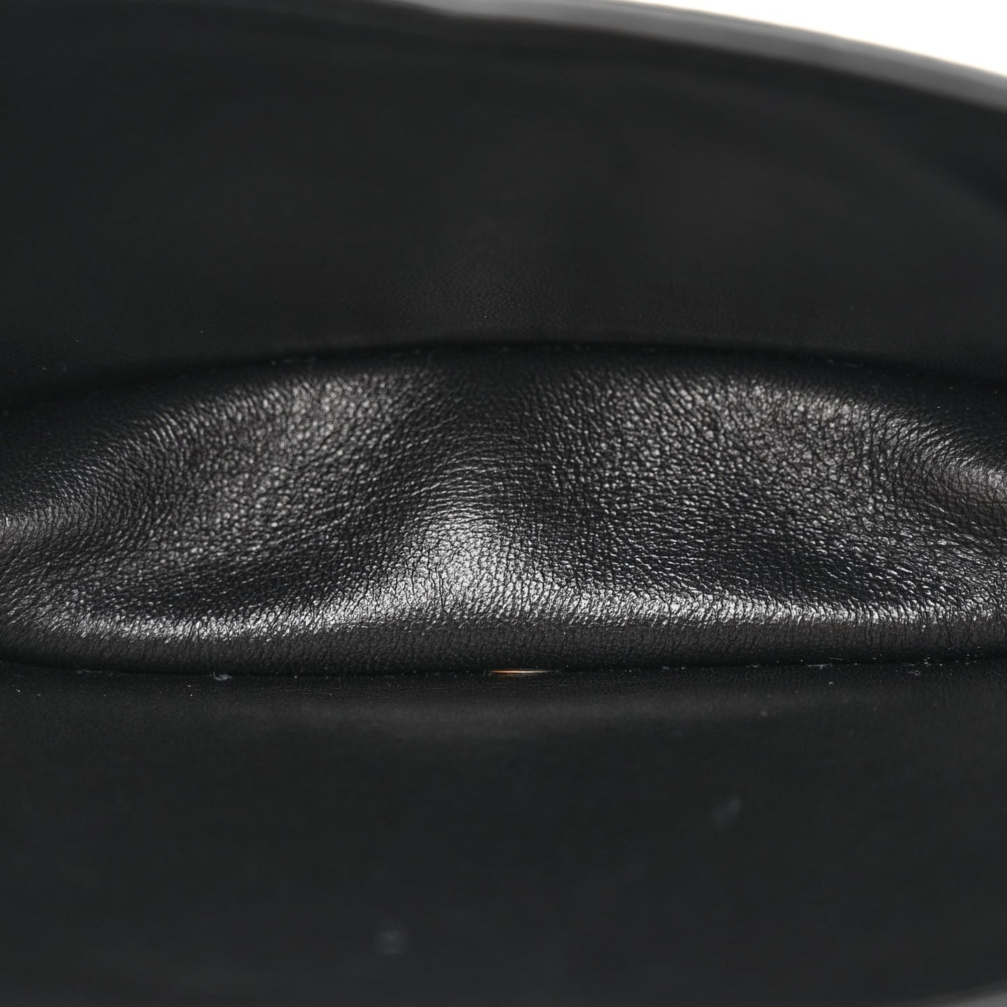 Nappa Triangle Quilted Metal Shoulder Bag Black