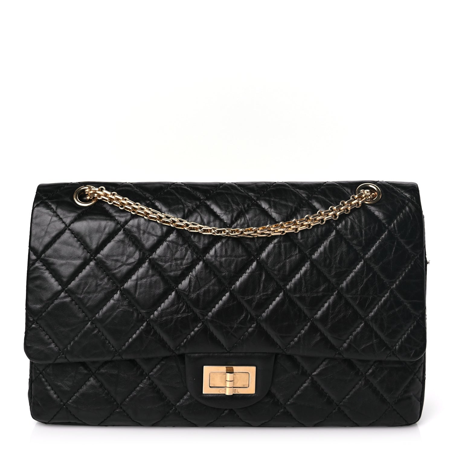 Chanel Aged Calfskin Quilted 2.55 Reissue 227 Flap Black 1 of 10