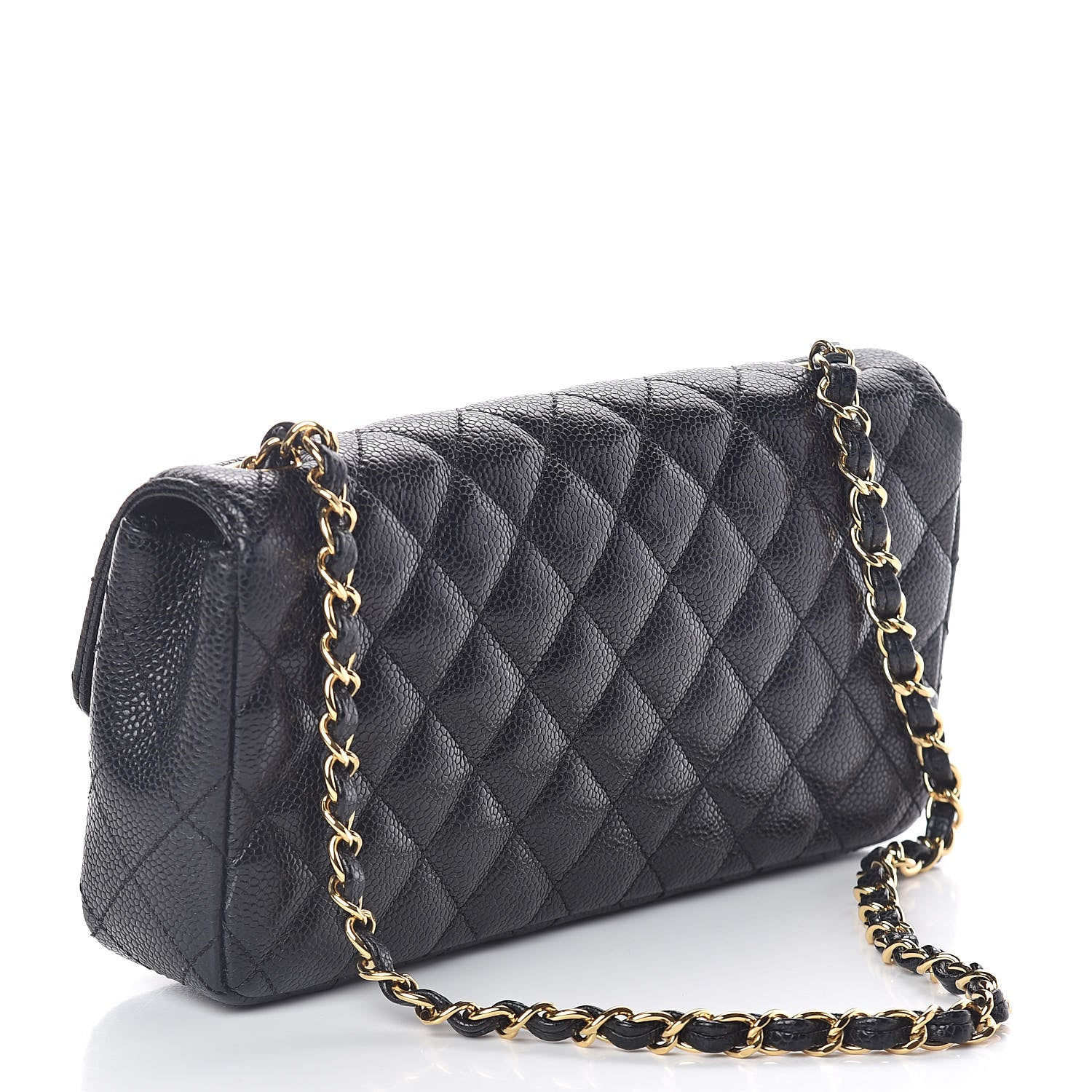 Chanel Caviar Quilted East West Flap Black 3 of 10