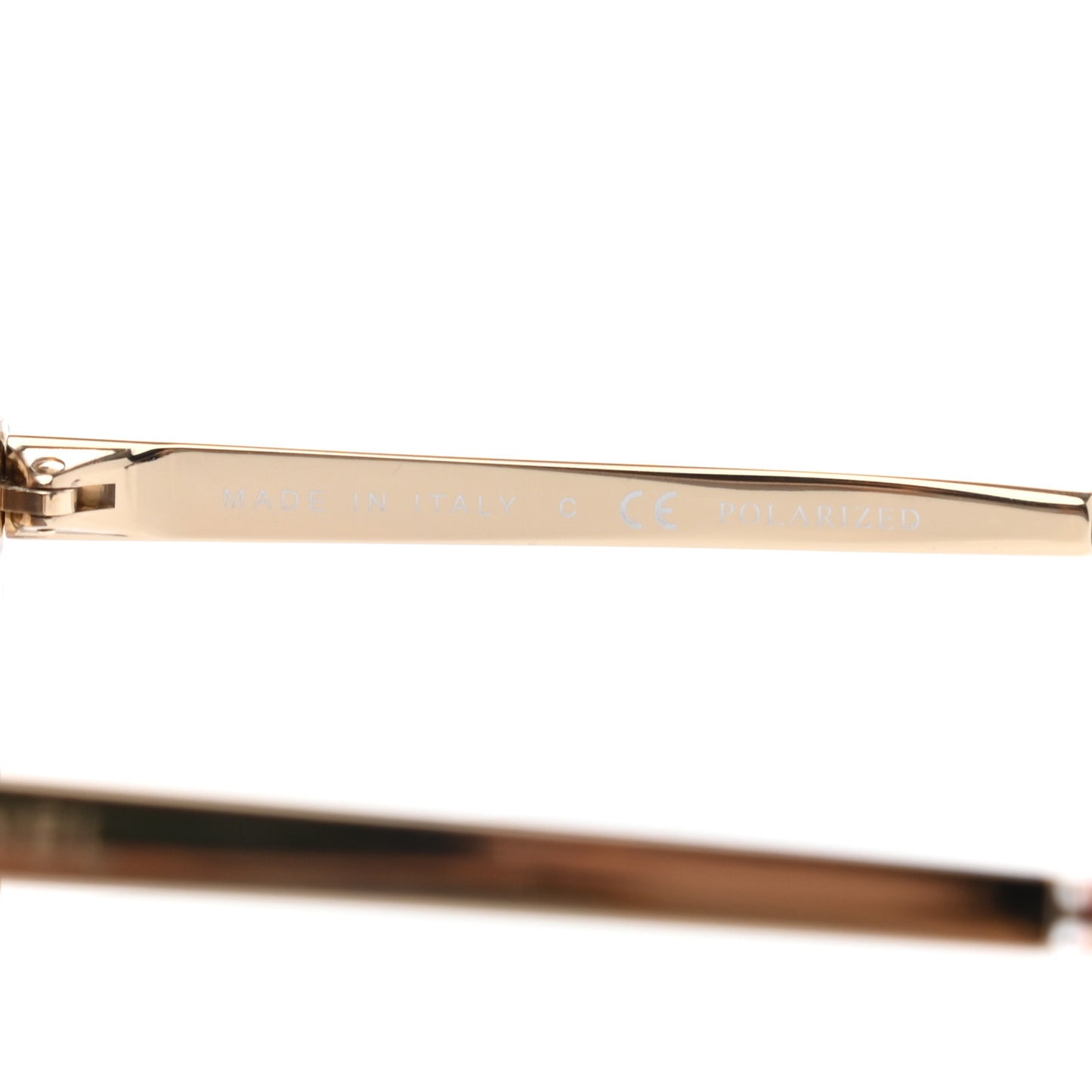 Polarized Metal Cat Eye Sunglasses 4208 Brown