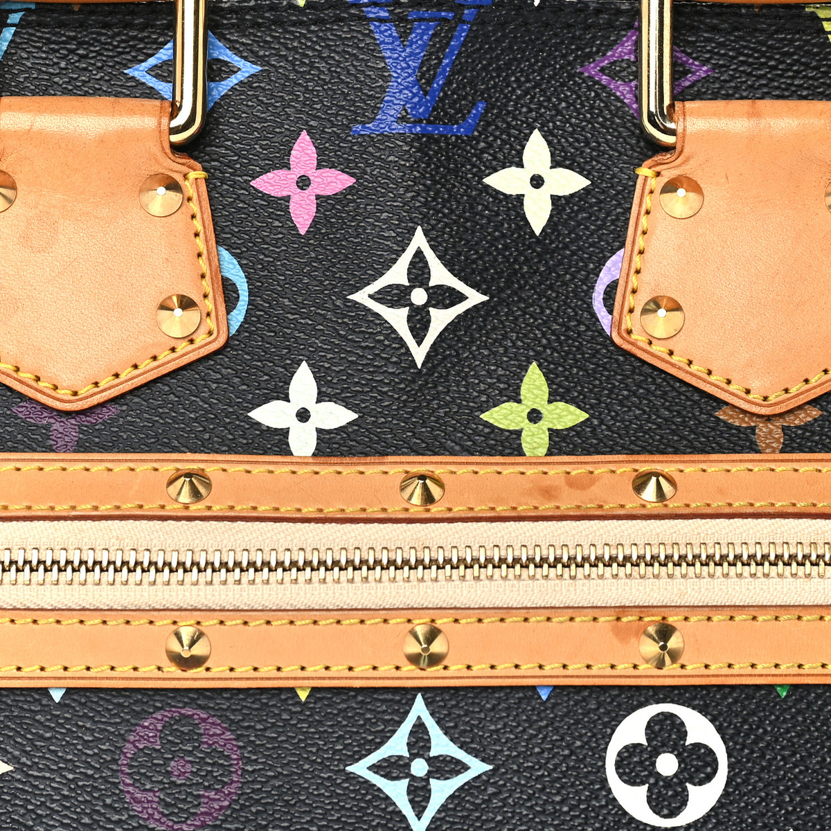 Louis Vuitton Monogram Multicolor Alma PM Black 6 of 8