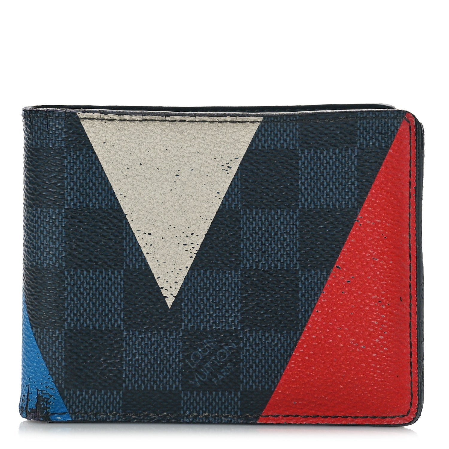 Louis Vuitton Damier Cobalt Regatta Slender Wallet 1 of 9