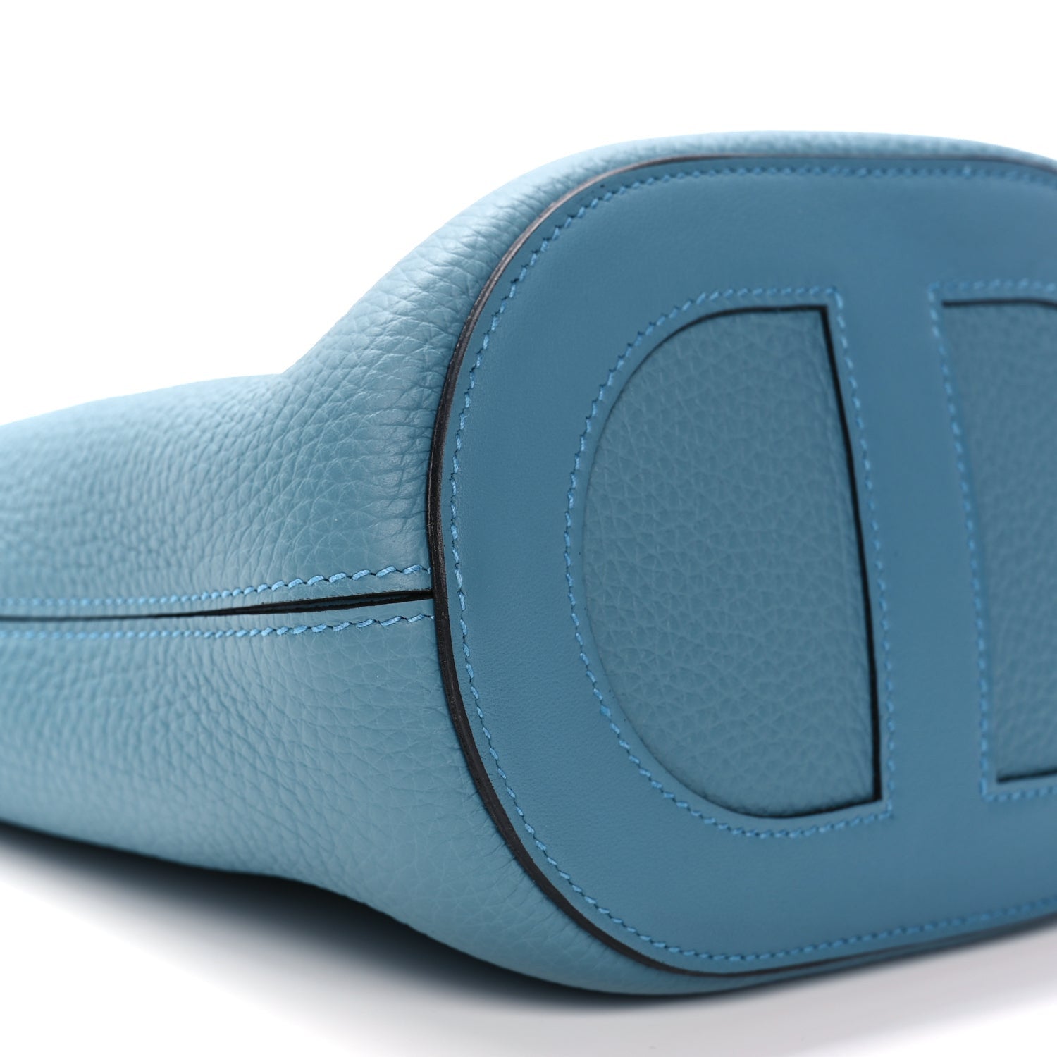 Hermes Taurillon Clemence Swift In-The-Loop 18 Blue Jean 8 of 10