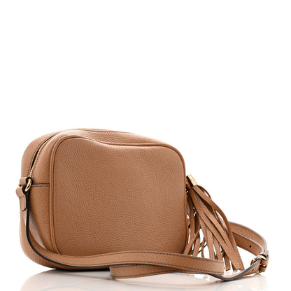 Gucci Pebbled Calfskin Small Soho Disco Bag Camelia 3 of 13