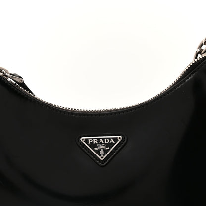 Prada Calfskin Re-Edition 2005 Shoulder Bag  Black 6 of 8