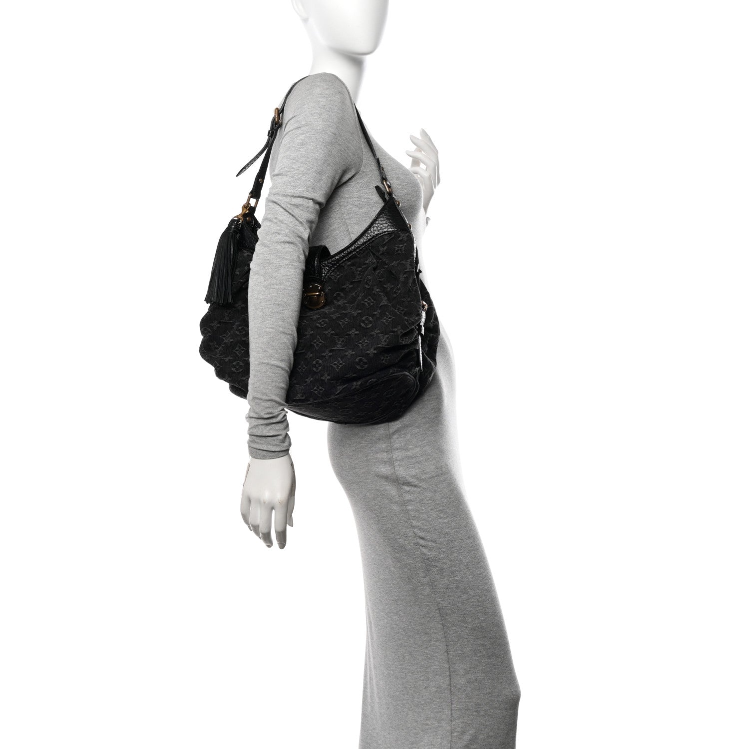 Louis Vuitton Denim Mahina XS Black 2 of 12